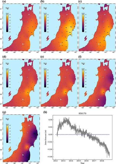 Spatiotemporal Evolution Of The Differences Between The Gnss Data And