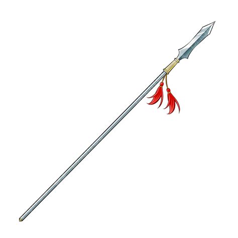 Red Tasseled Spear Chinese Weapon Weapon Arms Ancient Weapons PNG