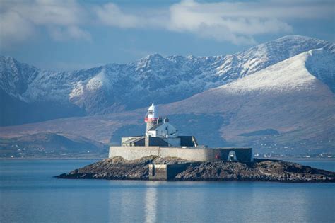 Photo Prints Wall Art Fenit Lighthouse And The Brandon Massif Tralee