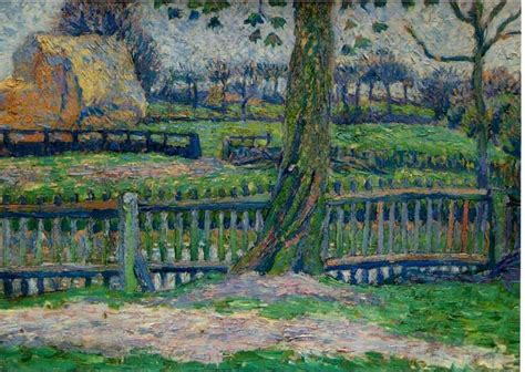 Lucien Pissarro The Garden Epping Oil On Canvas 1893 1897 Landscape