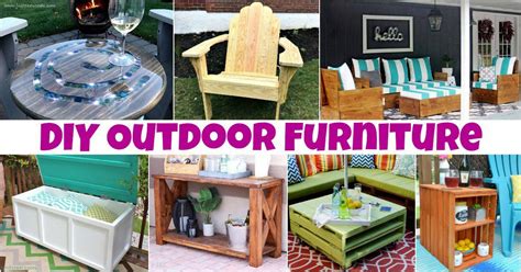 10+ of the Most Creative DIY Outdoor Furniture Ideas