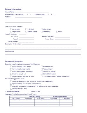policy periodeffective date expiration date  template pdffiller