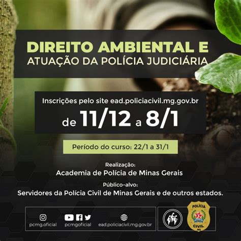 Curso Ead Direito Ambiental E Atuação Da Polícia Judiciária