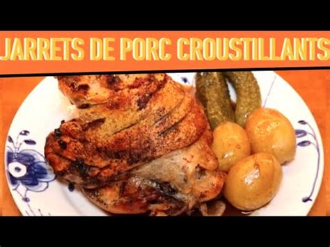 Jarrets De Porc Croustillants Au Four Sweinhaxn Allemand Pour