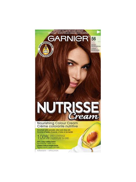 56 Medium Reddish Brown Garnier Nutrisse Cream