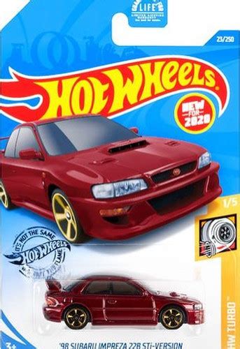 Hot Wheels 98 Subaru Impreza 22b Sti Version Red Collectible Die Cast