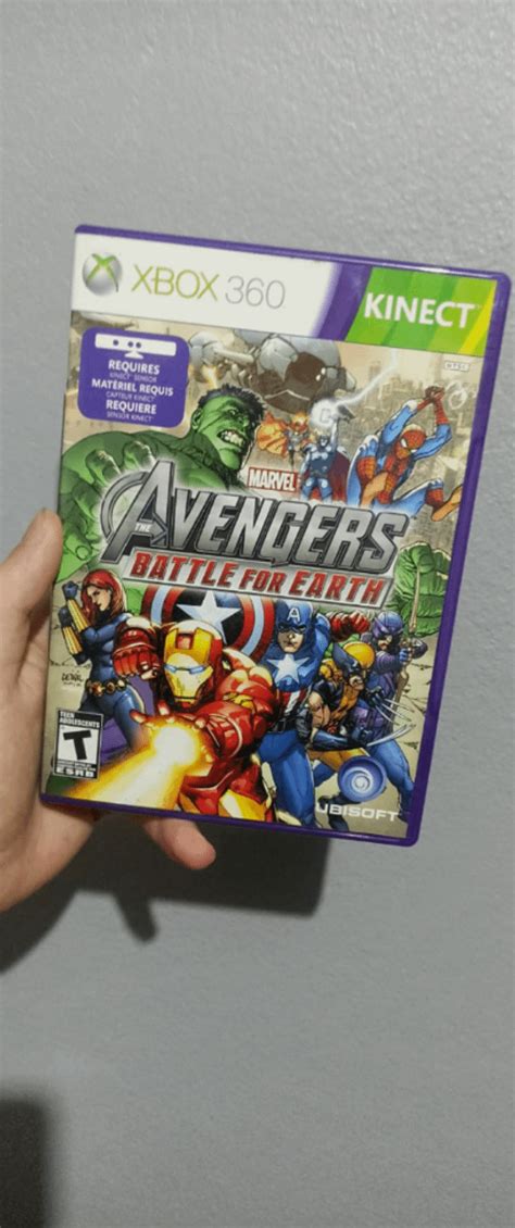 Jogo Marvel Avengers Battle For Earth Xbox 360 Original Jogo De