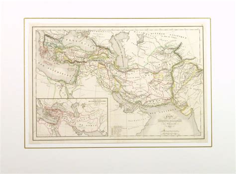 Alexander the Great Map, 1845 - Original Art, Antique Maps & Prints