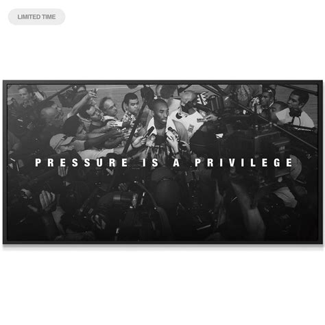 Kobe Bryant - Pressure Is A Privilege - Canvas Art by IKONICK