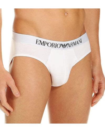 White Emporio Armani Underwear For Men Lyst Page 2