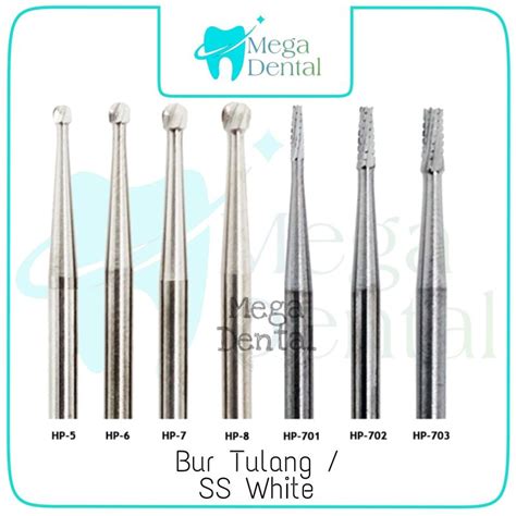 Jual DENTAL CARBIDE BUR TULANG High Speed SS White Shopee Indonesia