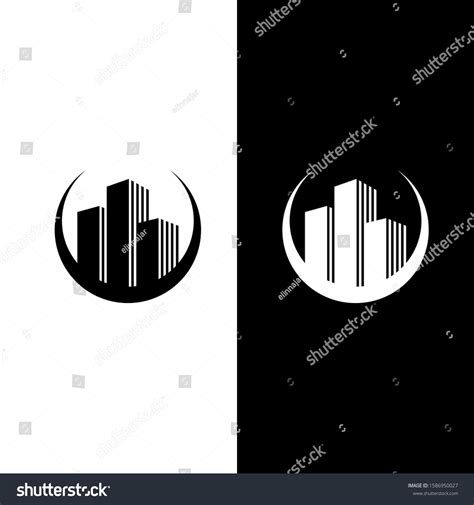 Logo Building Vector District Stock Vector (Royalty Free) 1586950027 ...