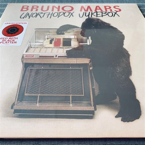 Bruno Mars Unorthodox Jukebox Red With Black Splatter Lp Imported