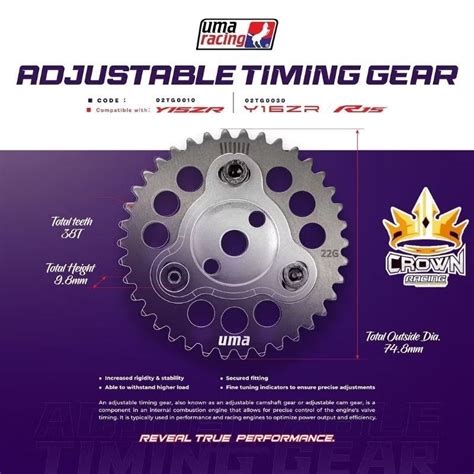 Jual Gigi Sentrik Timing Gear Decompression Gear Uma Racing Yamaha Mx