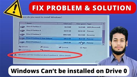 How To Fix Windows Can T Be Installed On Drive 0 Partition 1 2 3 4