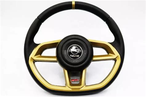 Volante Esportivo Gti Dourado Cm Iveco Daily Parcelamento Sem