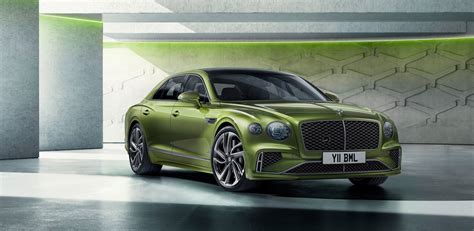 bentley flying spur speed mustard post