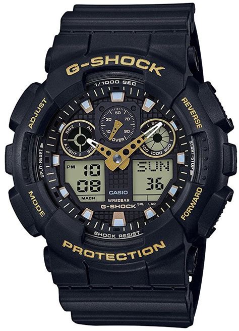 Zegarek kwarcowy CASIO GA 100GBX 1A9ER męski G SHOCK WR200 Casio