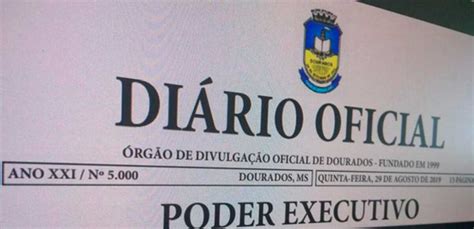 Di Rio Oficial Dourados Correio Do Estado