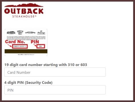 How To Check Your Outback Steakhouse Gift Card Balance 2024