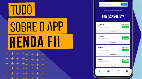 Tudo Sobre O App Renda Fii Youtube