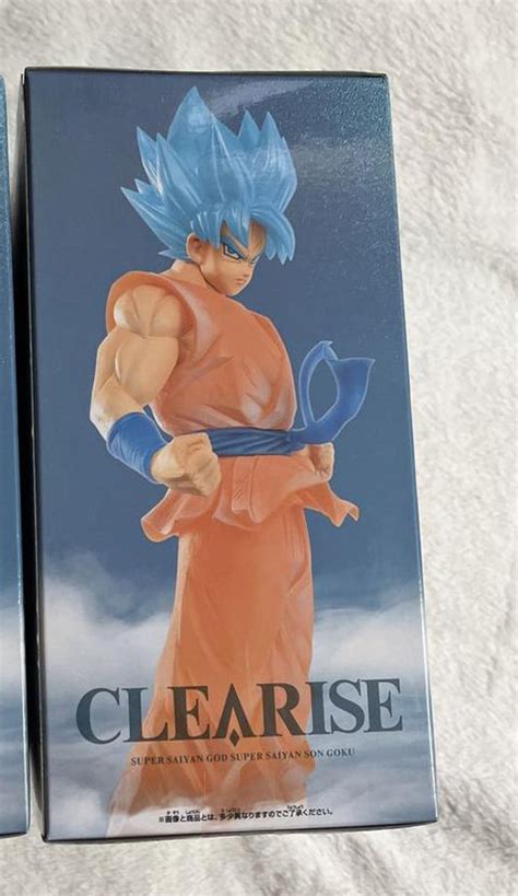 Goku SSGSS Figure Banpresto Dragon Ball Super Clearise Japan Authentic