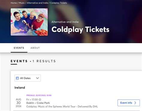 This is when Coldplay are playing Dublin’s Croke Park – and here’s how ...