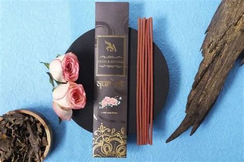 Qurbat Oud Rose Incense Stick Bamboo Less At Rs Pack Natural