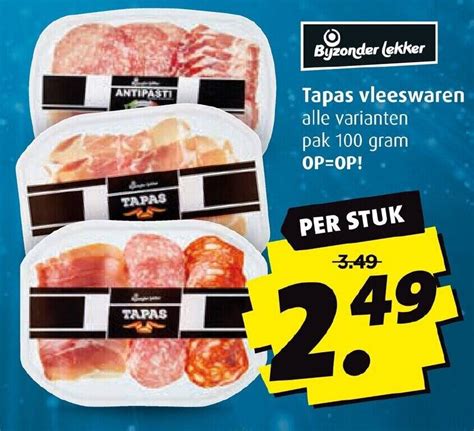 Tapas Vleeswaren Aanbieding Bij Boni