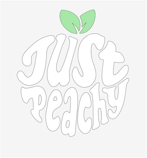 Just Peachy SVG on Behance