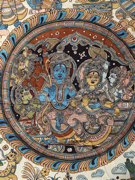 The Ramayana | Kalamkari Painting | Exotic India Art