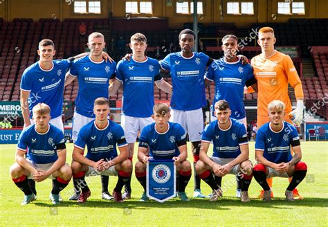 Rangers Lineup Prematch Team Photo Editorial Stock Photo - Stock Image ...