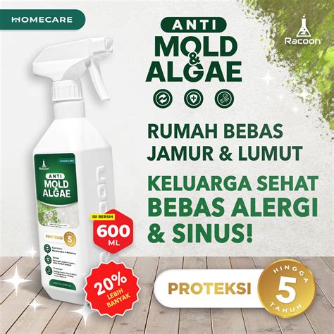 RACOON Anti Mold Algae Spray Anti Jamur Lumut Semua Permukaan 600ML