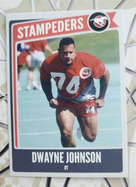 Dwayne Johnson Football Cards