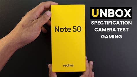 Realme Note Unboxing Camera Gaming Test Youtube