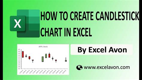 How To Create Candlestick Chart In Excel Youtube