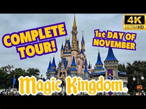 Magic Kingdom Walkthrough 2023 Walt Disney World Resort In 4K November