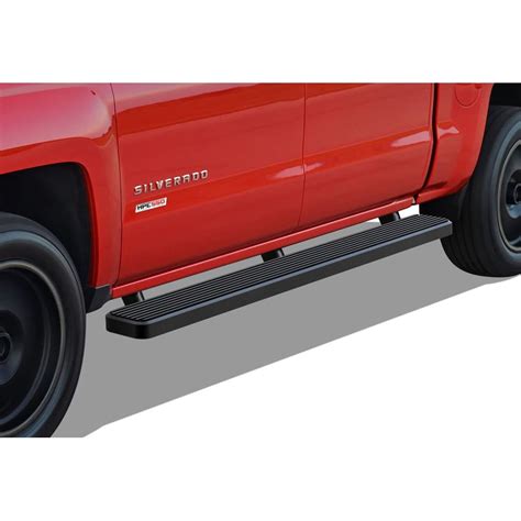 Aps Iboard Running Boards 6 Inch Black Compatible With Chevy Silverado Gmc Sierra 1500 2001 2013