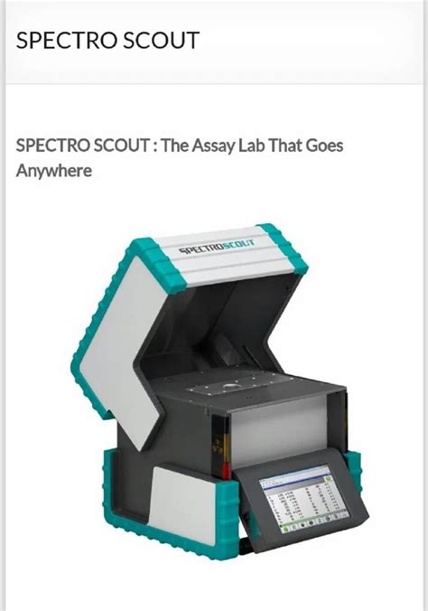 Single Beam Spectro Scout Xrf Spectrometer At Rs 2150000 In Bengaluru