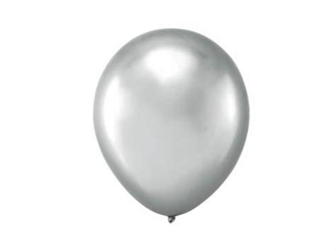 Balony Lateksowe Srebrne Chromowane 30 Cm 100 Szt Dobra Cena