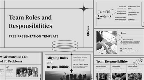 Team Roles And Responsibilities Ppt Presentation Template Free Slides