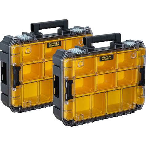 Stanley Fatmax Pro Stack Organiser Twin Pack Toolstation