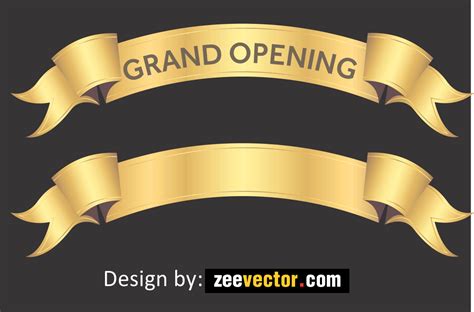 Ribbon Vector Gold Free Vector Design Cdr Ai EPS PNG SVG