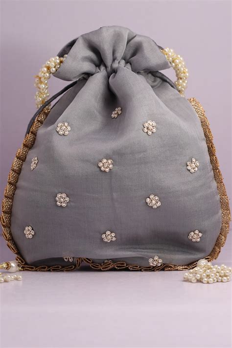 Indian Potli Bag Hand Embroidery Handmade Bridal Potli Etsy Canada