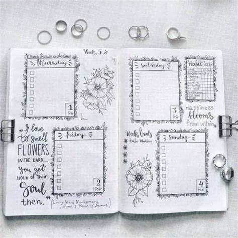 12 Bullet Journal Layout Design Ideas for Major Inspiration