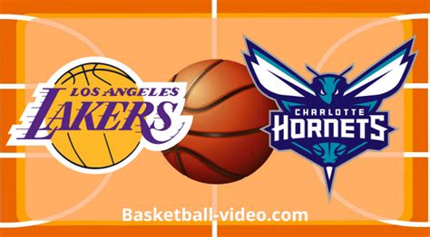 Los Angeles Lakers Vs Charlotte Hornets Feb 5 2024 Nba Full Game Replay Nba Games Replays Hd