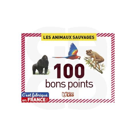 Bo Te De Bons Points Animaux Sauvage Lito Diffusion