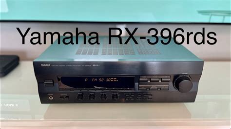 Yamaha Rx 396 Rds Natural Sound Stereo Receiver Youtube