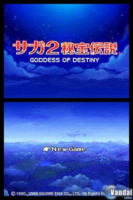 Saga 2 Goddess Of Destiny Videojuego NDS Vandal