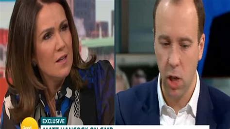 Susanna Reid Pulls Matt Hancock Apart On Gmb Huffpost Uk Politics